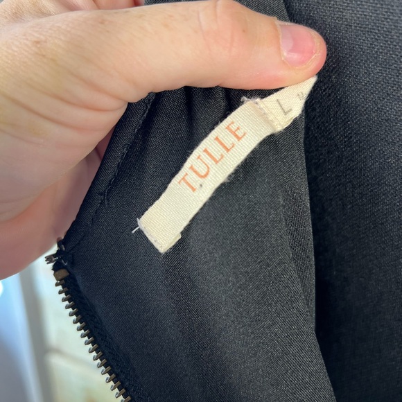 Tulle size large gold sequin dress - Picture 4 of 4